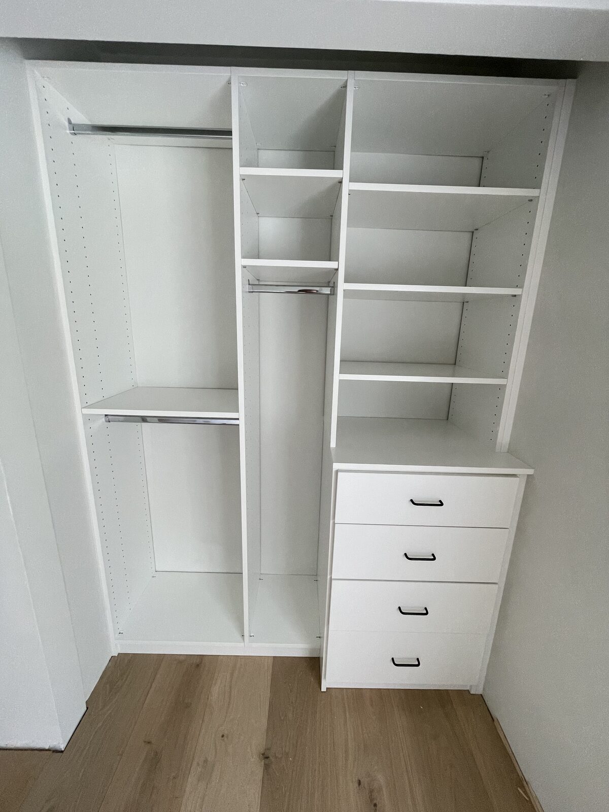 Custom built-in storage and closet carpentry
